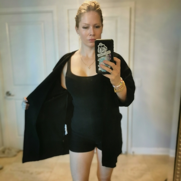 Black men's ZARA suede blazer - Picture 3 of 15